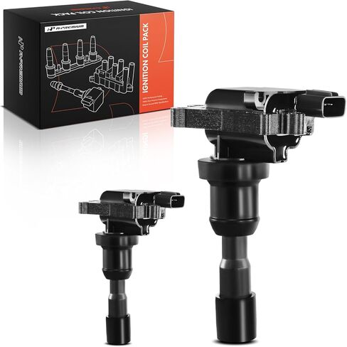 A-Premium 2PCS Ignition Coil Packs Compatible with Mitsubishi Lancer L4 2.0L Turbocharged 2004-2005 in Saudi Arabia
