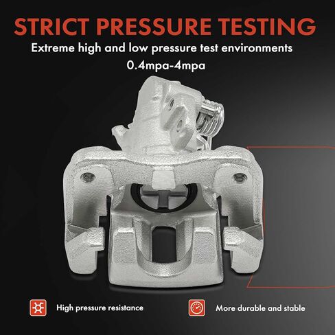 مجموعة مكابح قرصية ممتازة مع دعامة متوافقة مع Acura Integra 1998/2000-2001 1.8 لتر فقط - السائق الخلفي وجانب الراكب، قطعتان in Saudi Arabia