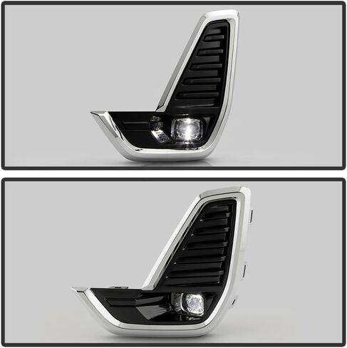 KEEKPO-For 2020 2021 2022 2023 GMC Acadia LED مصابيح الضباب الوفير يعرج القيادة ث/مجموعة مفتاح استبدال اليسار + اليمين in Saudi Arabia