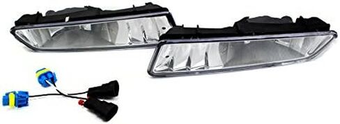 Bumper Driving Fog Lights Lamps Chrome Compatible with 2002-2003 Acura TL in Saudi Arabia