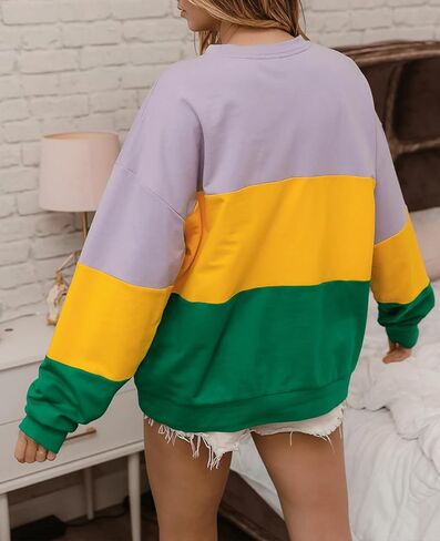 Outfit for Women Sequin Letter Graphic Crewneck Long Sleeve Casual Pullover Sweatshirts Tops in Saudi Arabia
