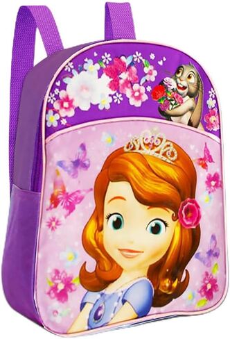 حقيبة ظهر صغيرة من صوفيا ذا فيرست للأطفال - حقيبة ظهر ديزني مقاس 11 بوصة للفتيات مع أحزمة كتف قابلة للتعديل | حقيبة صوفيا ذا فيرست الصغيرة in Kuwait