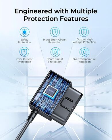 طبقة إلكتروستاتيكية للزجاج الأمامي للسيارة من AZDOME ووسادة لاصقة لاصقة على الوجهين لتثبيت كاميرا لوحة القيادة in Kuwait