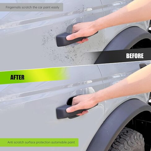 Door Handle Bowl Cover Suitable for Ford Bronco 2/4 Doors 2021 2022 2023, Door Handle Anti-Scratch Protection Accessories External Attachment, Black 5PCS (Not fit for Bronco Sport) in Saudi Arabia
