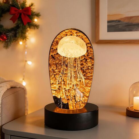 قاعدة إضاءة LED تعمل بالبطارية للديكور الكريستالي، إضاءة دافئة، 4 بوصة in Kuwait