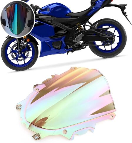 For YZF-R3 R25 2025 Motorcycle Windshield deflector front windshield instrument panel sun visor yzf r25 r3 2019-2026 Motorcycle accessories (light color) in Saudi Arabia