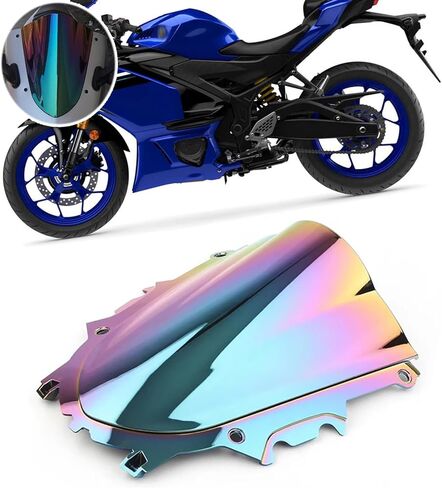 For YZF-R3 R25 2025 Motorcycle Windshield deflector front windshield instrument panel sun visor yzf r25 r3 2019-2026 Motorcycle accessories (light color) in Saudi Arabia