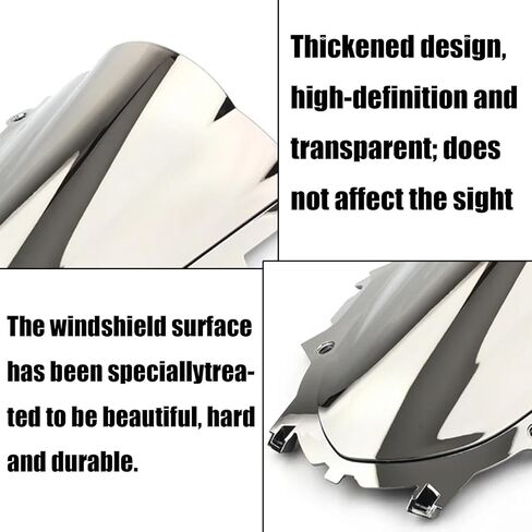 For YZF-R3 R25 2025 Motorcycle Windshield deflector front windshield instrument panel sun visor yzf r25 r3 2019-2026 Motorcycle accessories (light color) in Saudi Arabia