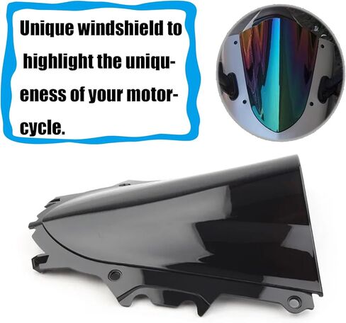 For YZF-R3 R25 2025 Motorcycle Windshield deflector front windshield instrument panel sun visor yzf r25 r3 2019-2026 Motorcycle accessories (light color) in Saudi Arabia