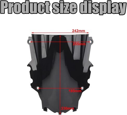 For YZF-R3 R25 2025 Motorcycle Windshield deflector front windshield instrument panel sun visor yzf r25 r3 2019-2026 Motorcycle accessories (light color) in Saudi Arabia