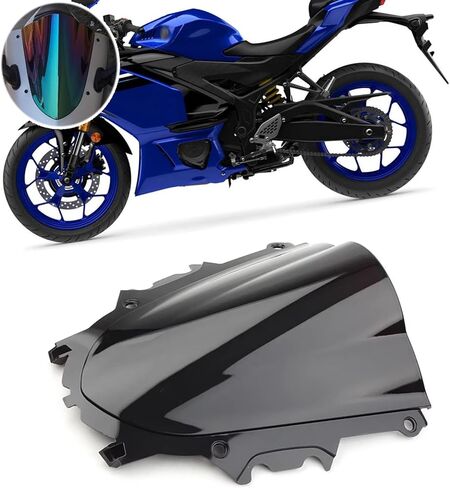 For YZF-R3 R25 2025 Motorcycle Windshield deflector front windshield instrument panel sun visor yzf r25 r3 2019-2026 Motorcycle accessories (light color) in Saudi Arabia