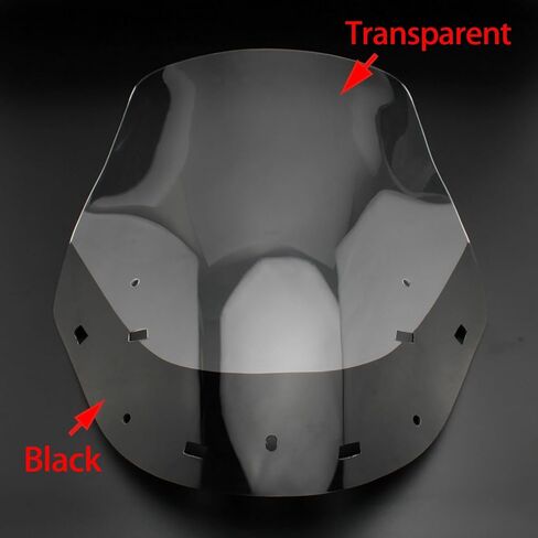 Windshield Windscreen Wind Shield Protector Fit for Suzuki Burgman 650 2006-2012 Black&Clear in Kuwait