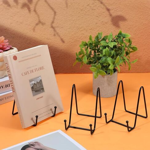 18 قطعة من حوامل العرض للوحة، حوامل لوحة سوداء مقاس 4.5 بوصة للعرض، حامل صورة حامل لوحة معدنية للصور، لوحة زخرفية، كتاب، صور، حوامل اللوحة، حامل سطح المكتب in Kuwait