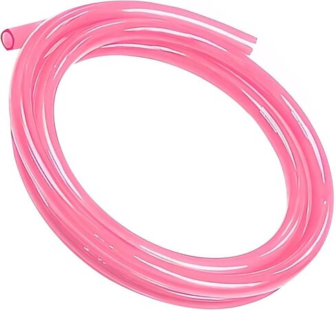 1 PC Fuel Vent Hose, 118 Inch Leak-Proof Flexible Cuttable Rubber Gas Line, 5mm ID 8mm OD Fuel Filler Vent Tube Replacement, Universal for Most ATV Dirt Bike Go Kart (Pink) in Kuwait