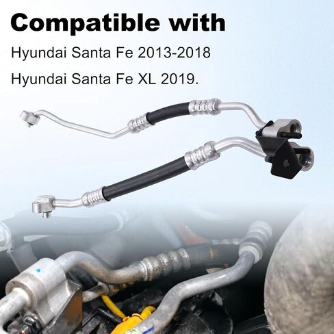 977612W800 أنابيب المياه المبرد وأنبوب خرطوم تفريغ غاز التبريد متوافق مع 2013-2019 Santa Fe 97761-2W801 977612W801 97761-2W800 مجموعة أنابيب مكيف الهواء in Saudi Arabia