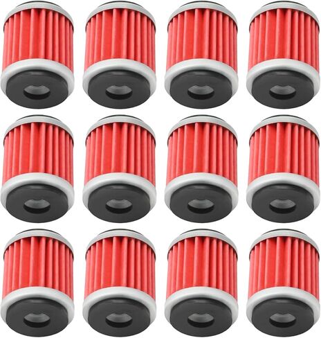 12 قطعة فلتر زيت، بديل لياماها YZ250 2009-2012 YZ250F 2009-2013 YZ450F 2009-2013 YBR250 2008-2012 XT250 2009-2013 YFZ450 2007-2013 in Saudi Arabia