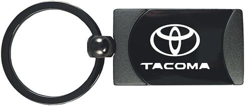 AU-TOMOTIVE GOLD Two Tone Rectangular Key Chain for Toyota Tacoma (Gunmetal) in Saudi Arabia