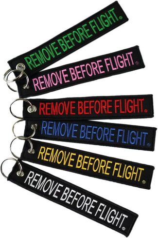 Apex Imports 6x Remove Before Flight BLACK Multi-Pack Combo Key Chain 5.5" x 1" Motorcycle ATV Car Truck Keychain in Saudi Arabia