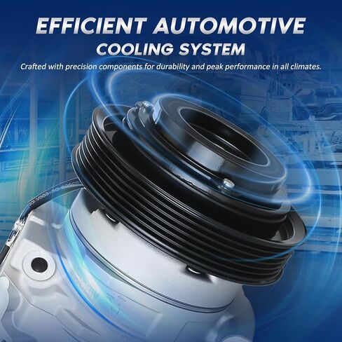 BDELI AC Air Conditioner Compressor for Acura TL 2009-2014 3.5L 3.7L, TSX 2010-2014 3.5L, RDX 2013-2015, Honda 2008-2012 Accord 3.5L, 2014 Accord 2.0L, 2012 Crosstour 3.5L, CO29030C 158335 157335 in Saudi Arabia