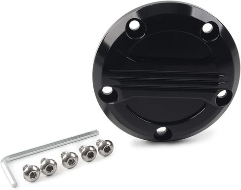 Liru Timing Point Cover 5 Holes Black Timer Covers for Harley Twin Cam 99-17 for Touring Electra Glide in Saudi Arabia