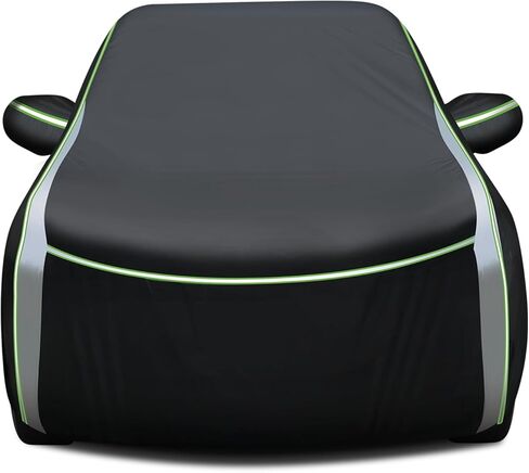 غطاء سيارة Cartist 420d يناسب Ford Maverick 2021-2026، أغطية سيارات لجميع الأحوال الجوية في الهواء الطلق لملحقات Maverick، مقاوم للماء، مع سحاب وشرائط أمان عاكسة in Saudi Arabia