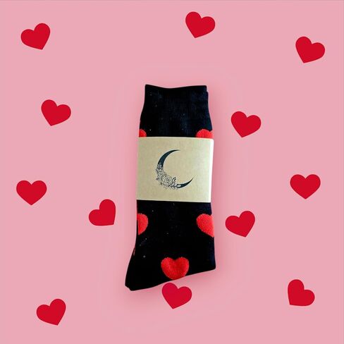 جوارب على شكل قلب أحمر، هدايا لها، هدية عيد ميلاد، جوارب عيد الحب، هدية فريدة، جورب مرح، هدية تخرج، هدية عيد الحب للزوج أو الصديق، لمن تحبه in Kuwait