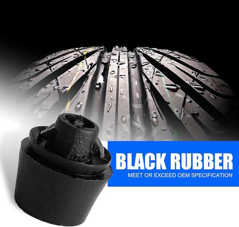 10 PCS Door Shell Cushion, Perfect Fit Trunk Lid Bumper Hood Clip Stopper Replacement, Plastic Nylon Rust-Proof Securing Clip, Universal for Most Cars Repair Accessories (Black) in Saudi Arabia