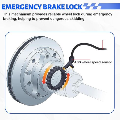 4 قطع مستشعر سرعة العجلات الأمامية والخلفية اليسرى واليمنى ABS متوافق مع Toyota Sequoia 2001-2007، مناسب لسيارة Toyota Tundra 2000-2006، استبدال # 89542-0C010، ALS667، 5S6773 in Kuwait