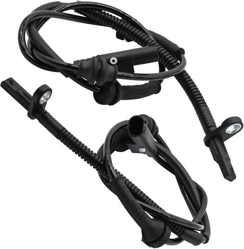 2Pcs Rear Left and Right Abs Wheel Speed Sensor Compatible with Fiat 500 68073206Ac Als2298 Includes Wheel Speed Sensor Wiring Harness; 12 13 14 15 16 17 18 19 in Saudi Arabia