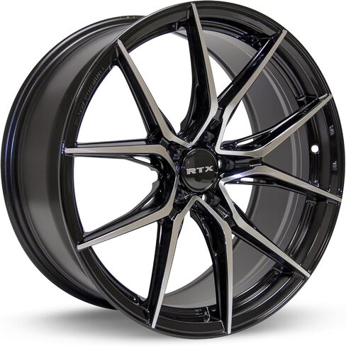 RTX® (RTX) • 082819 • Slick • Black Machined • 19x8.5 5x114.3 ET42 CB73.1 in Kuwait
