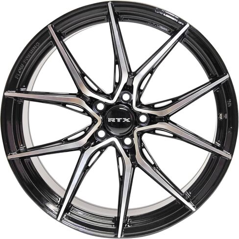 RTX® (RTX) • 082819 • Slick • Black Machined • 19x8.5 5x114.3 ET42 CB73.1 in Kuwait