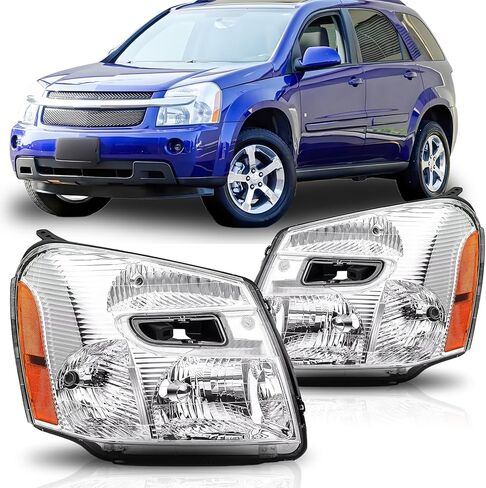 Headlights Assembly Replacement for 2005 2006 2007 2008 2009 Chevy Equinox All Models,Driver & Passenger Side in Kuwait