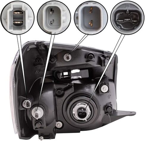 Headlights Assembly Replacement for 2005 2006 2007 2008 2009 Chevy Equinox All Models,Driver & Passenger Side in Kuwait