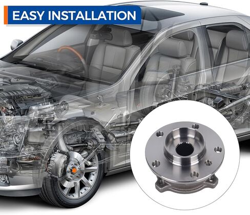 PAROD Pair 513305 Front Wheel Bearing Hub Assembly Fit for BMW X5 2007-2018, X6 2008-2018 in Saudi Arabia