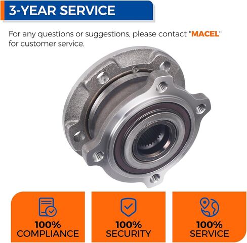 PAROD Pair 513305 Front Wheel Bearing Hub Assembly Fit for BMW X5 2007-2018, X6 2008-2018 in Saudi Arabia