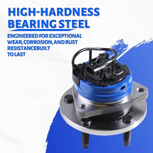 513214 Front Wheel Bearing Hub Assembly with 5 Lug ABS Compatible with Chevy Cobalt 2008-2010,Fit for Malibu 2004-2012,Fit for Pontiac G6 2005-2010,Fit for Saturn Aura 2007-2009 in Kuwait