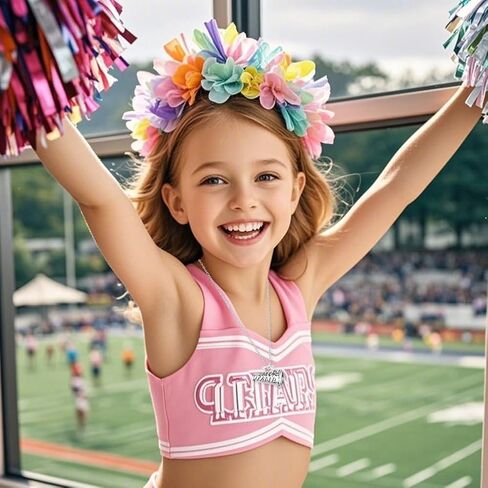 مجموعة من 25 مجموعة من قلادة المشجعات، هدايا تشجيعية لفريق المشجعات مع بطاقة تحفيزية وحقائب برباط in Kuwait