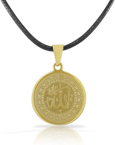 My Daily Styles Stainless Steel Muslim Islam God Allah Pendant Necklace in Saudi Arabia