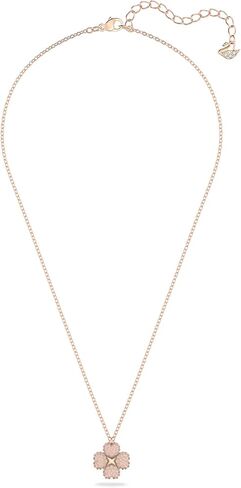Swarovski Latisha pendant, Flower, Pink, Rose-gold tone plated in Saudi Arabia