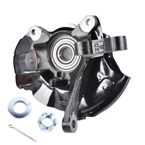 517162D110 Front Steering Knuckle & Wheel Bearing Hub Assembly w/4-Lug Compatible with 2001-2006 Hyundai Elantra L4 2.0L with 4-Wheel ABS Right Passenger Side, Replace# 697-962 in Kuwait