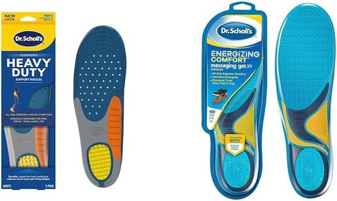 Dr. Scholl's Heavy Duty Support Insole Orthotics & Energizing Comfort Everyday Insoles with Massaging Gel® in Saudi Arabia