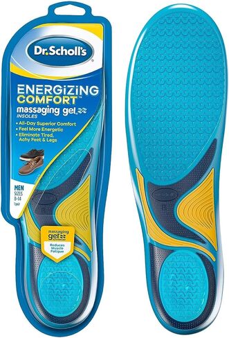 Dr. Scholl's Heavy Duty Support Insole Orthotics & Energizing Comfort Everyday Insoles with Massaging Gel® in Saudi Arabia