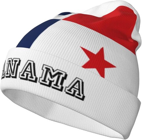 Cute Flag Knit Beanie Hat Women Men Soft Warm Winter Hats Slouchy Patriotic Cuffed Knitted Skull Cap in Saudi Arabia
