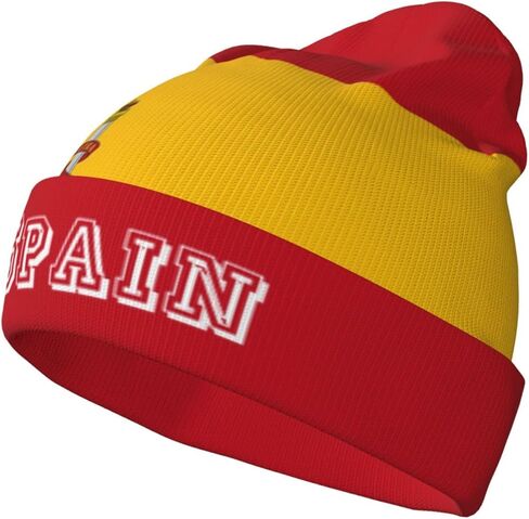 Cute Flag Knit Beanie Hat Women Men Soft Warm Winter Hats Slouchy Patriotic Cuffed Knitted Skull Cap in Saudi Arabia