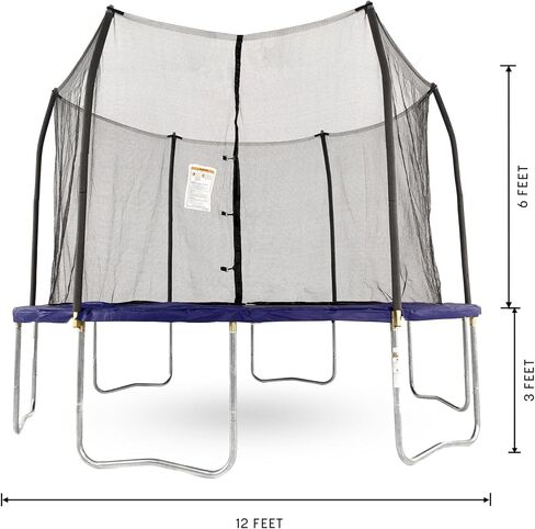 ترامبولين سكاي ووكر ترامبولين دائري بطول 12 قدم مع وسادة زنبركية in Kuwait