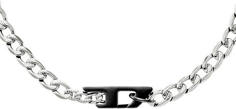 Diesel Two-Tone Stainless Steel Chain Necklace (Model: DX1636931) in Saudi Arabia