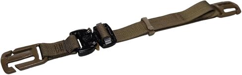 Hank's Surplus Made in USA Replacement Backpack MOLLE Sternum Chest Strap with Cobra Buckle (Coyote Brown 1" Webbing) in Kuwait