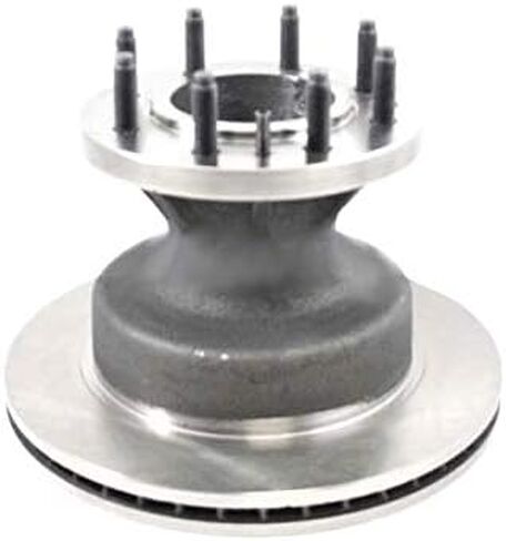 Front Brake Rotor and Hub Assembly - Vented Rotor - Compatible with 1995-1997 Ford F-350 RWD Dual Rear Wheel in Saudi Arabia