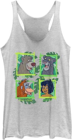 Disney Women's Jungle Book in The Jungle - Dsjb0006dl2_brnsnd Women's Racerback Tank Top in Saudi Arabia
