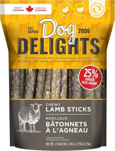 Chewy Chicken Sticks Dog Treats - 1.25 kg (2.7 lb) - Wholesome and Delicious Rewards for Your Furry Friend - Made in Canada in Saudi Arabia